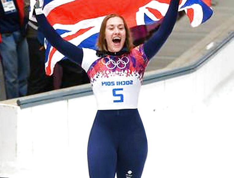 13P Lizzy Yarnold - British Olympic Champion with BIG ass