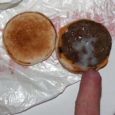 25P Cum on Food