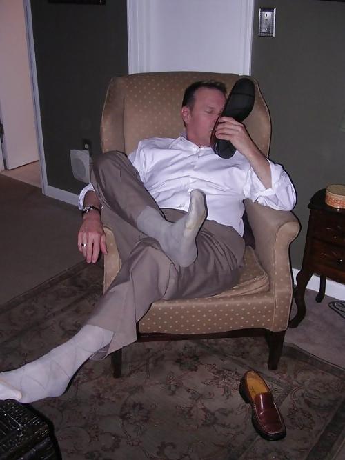 25P Worshipping the Boss' Socks