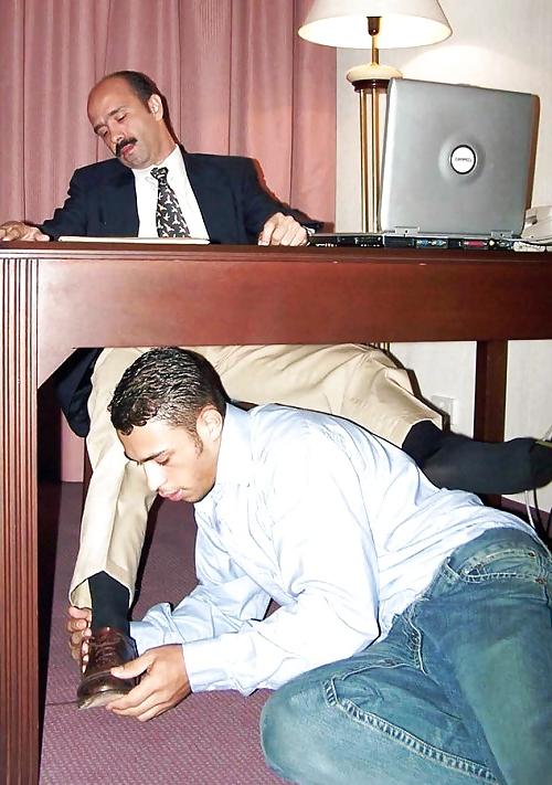 25P Worshipping the Boss' Socks