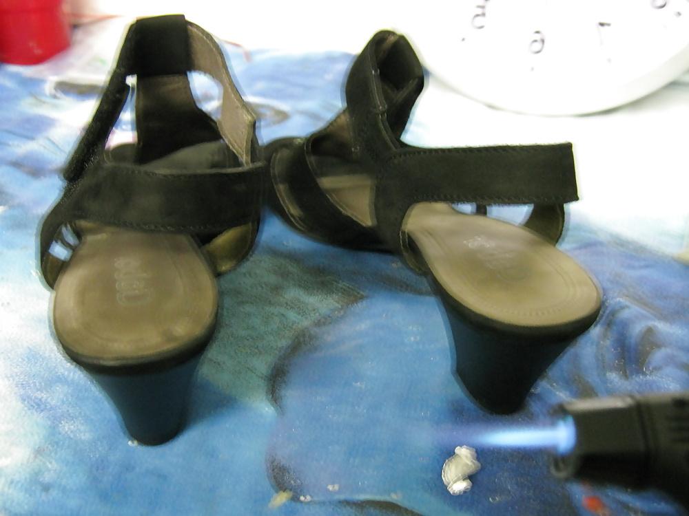 25P Fun with shoes of WichskumpelHHs wife