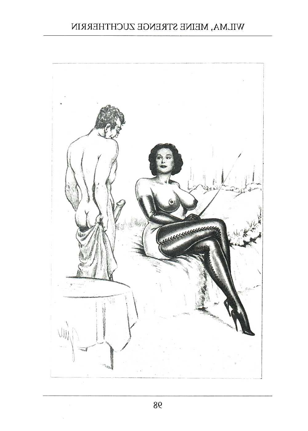 25P Erotic Vintage drawings