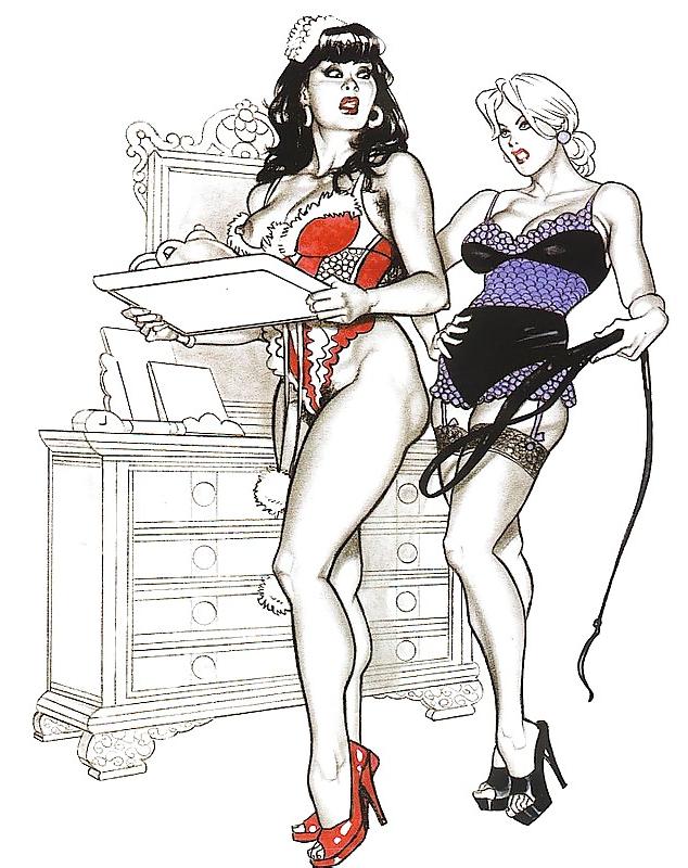 25P Erotic Vintage drawings