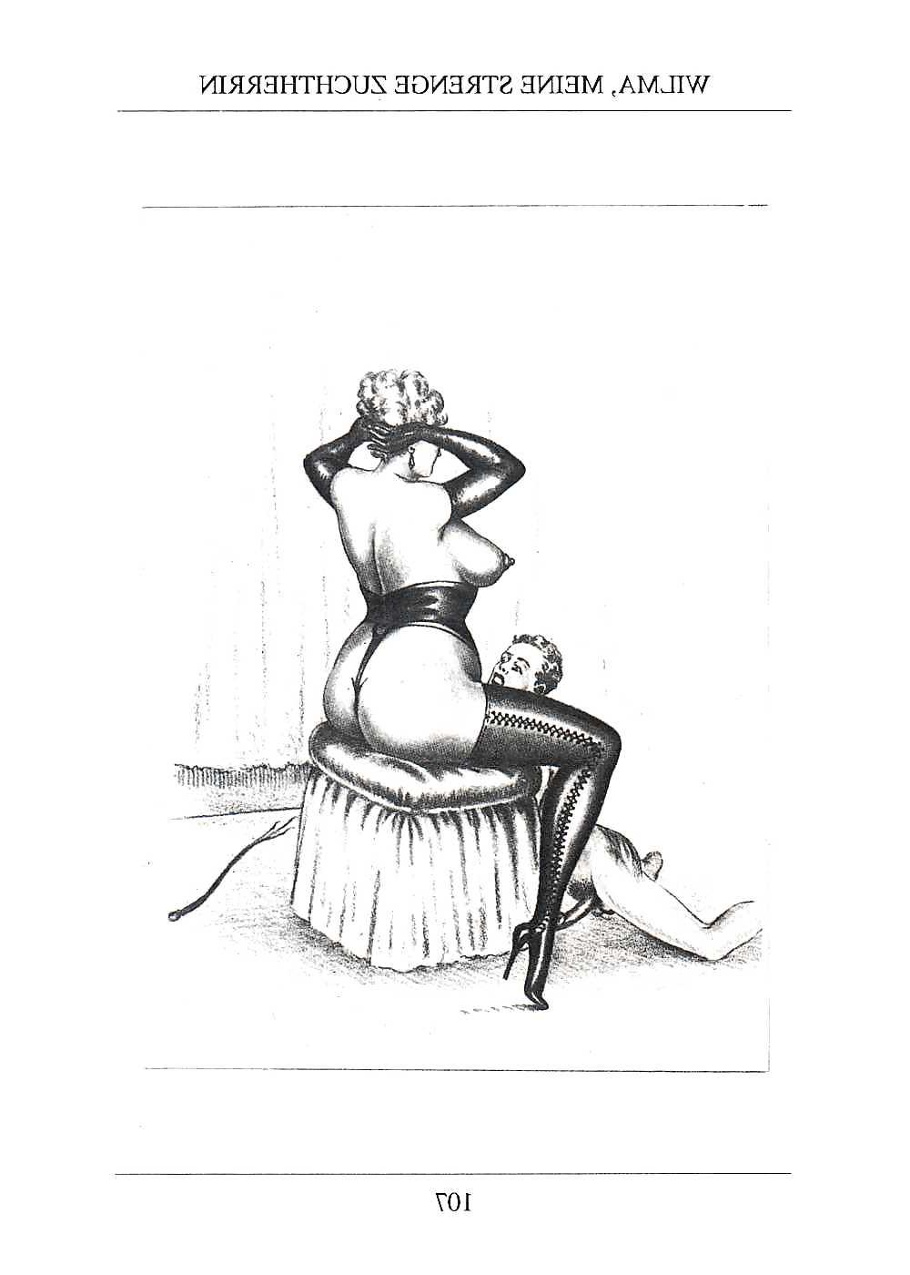 25P Erotic Vintage drawings