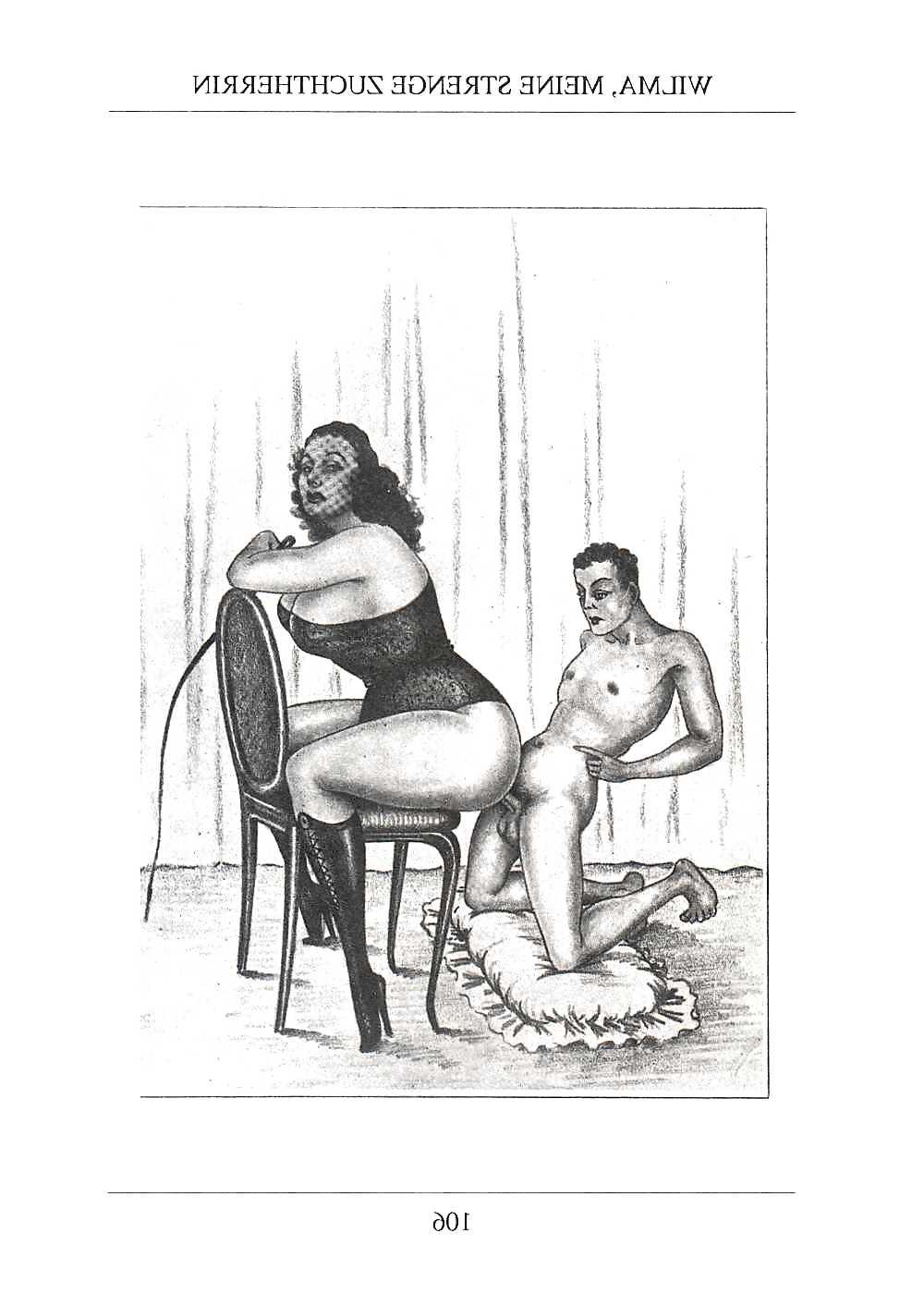 25P Erotic Vintage drawings