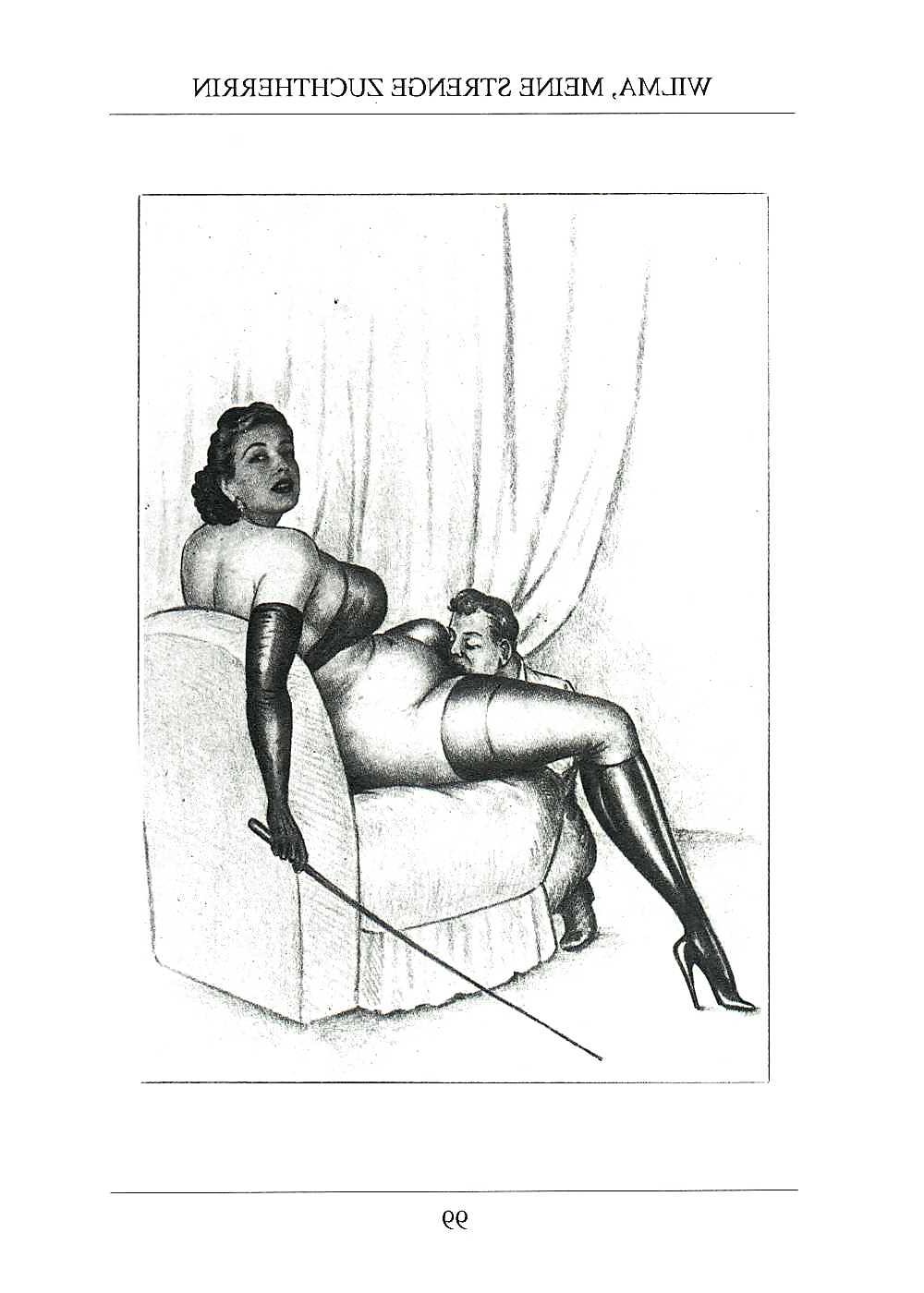 25P Erotic Vintage drawings