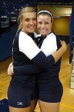 10P Former College Volleyball player Cassie and her big tits