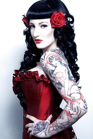 25P My tattoo girls - punk - emo - rockabilly - alt 11