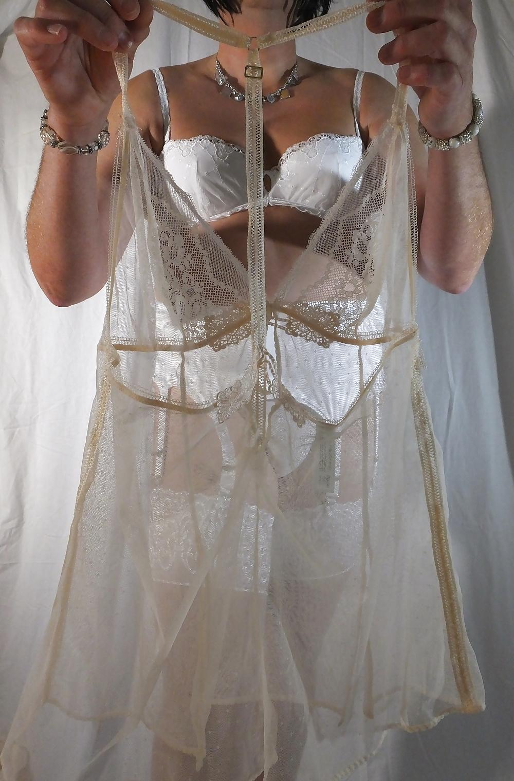 25P Crossdresser in White Panty