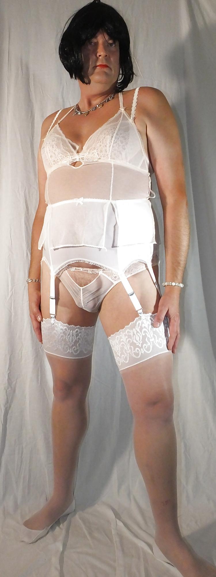 25P Crossdresser in White Panty