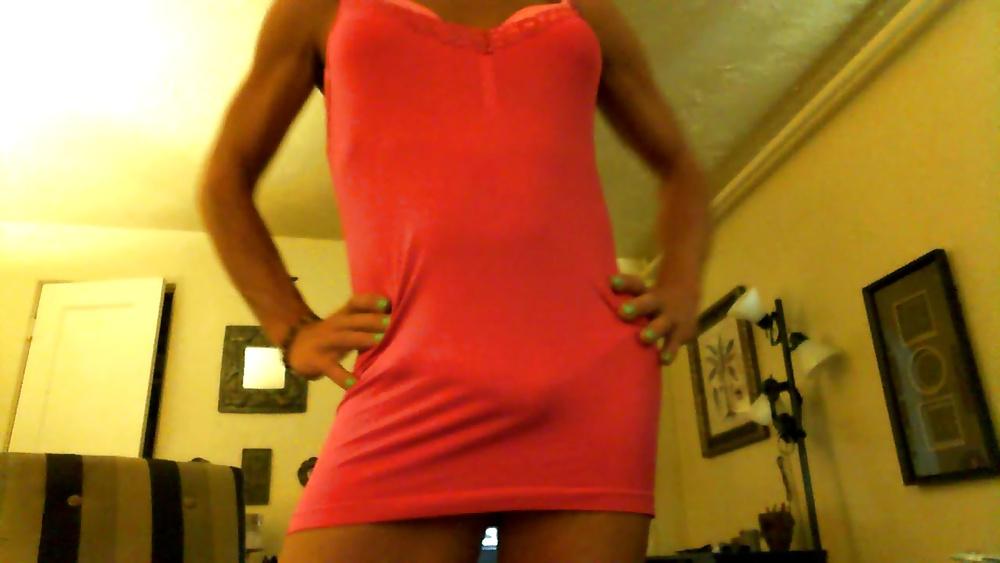 20P Crossdresser playing around the house
