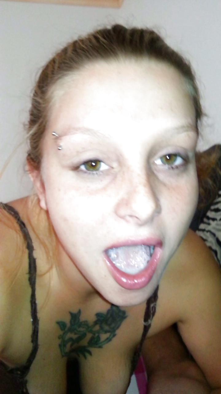 21P Mouth Full of cum