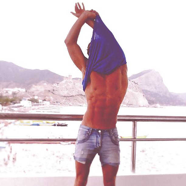 12P Russian Hunks #4 - muscular abs hot man boy stud handsome 