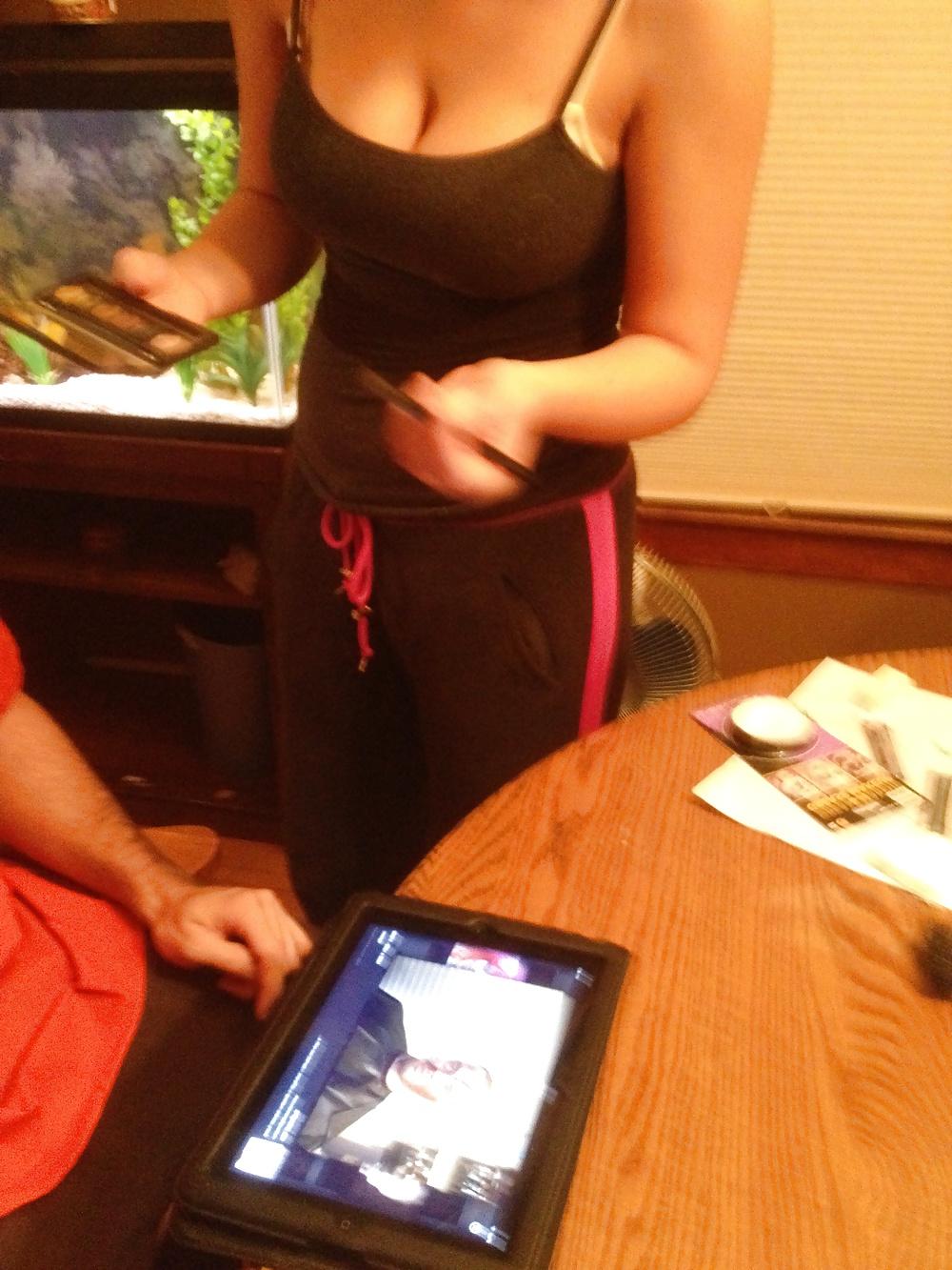 4P Candid Downblouse Big Boobs Friends Girlfriend