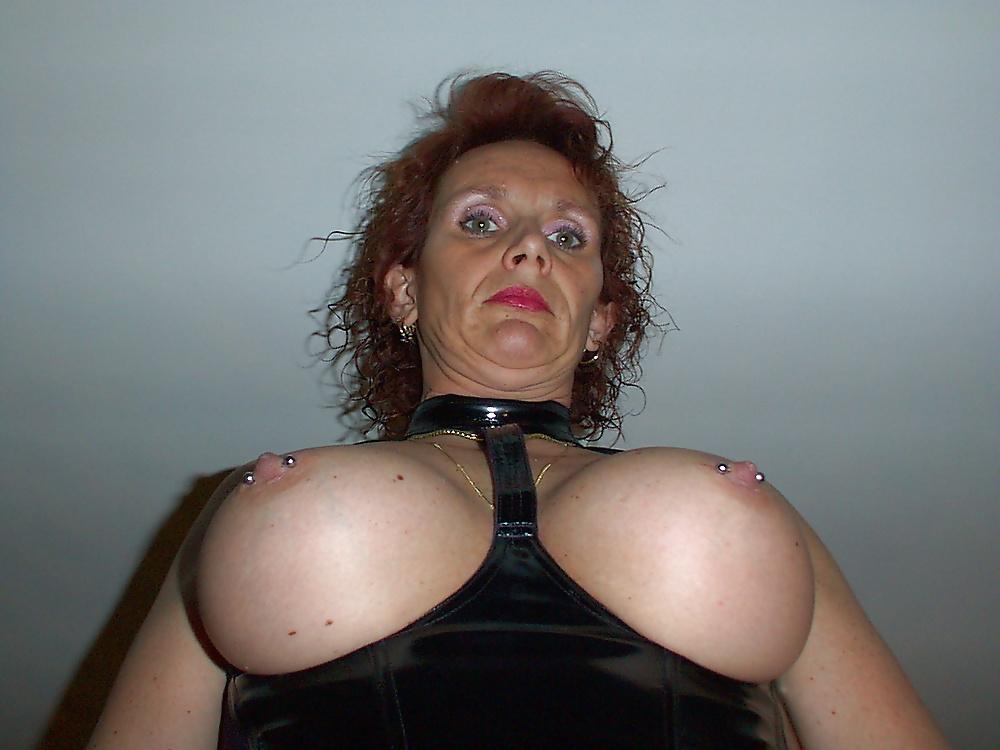 8P Big silicone boobs pierced slut Kin