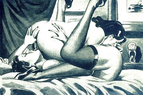 25P Vintage Erotic Drawings 24