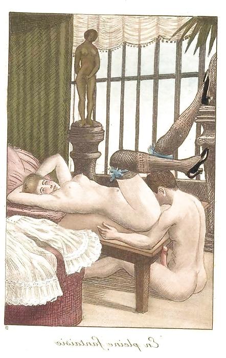 25P Vintage Erotic Drawings 24