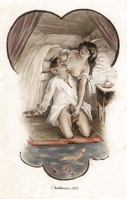 25P Vintage Erotic Drawings 24
