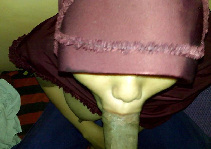 6P Indonesia- jilbab hijab cum in mouth