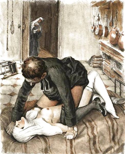 25P Vintage Erotic Drawings 25