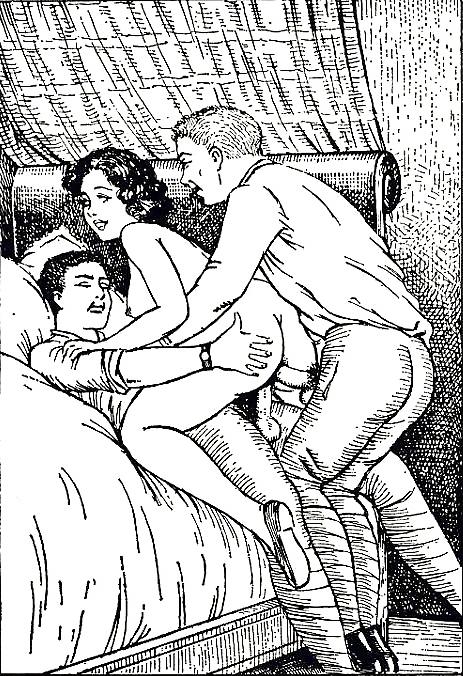 25P Vintage Erotic Drawings 25