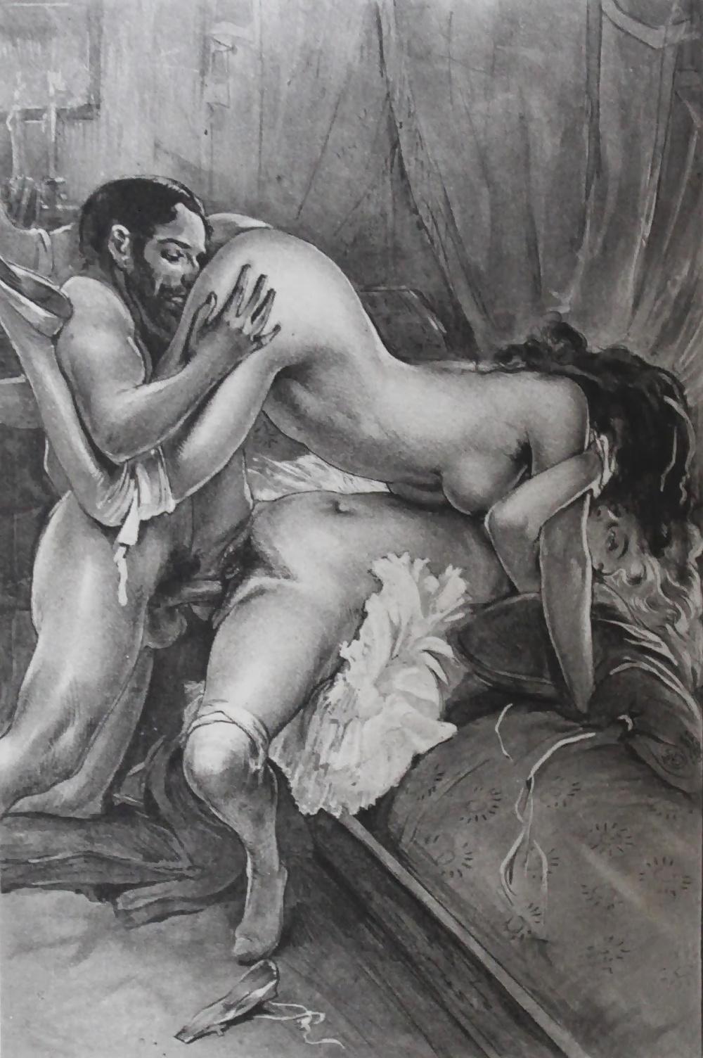 25P Vintage Erotic Drawings 25