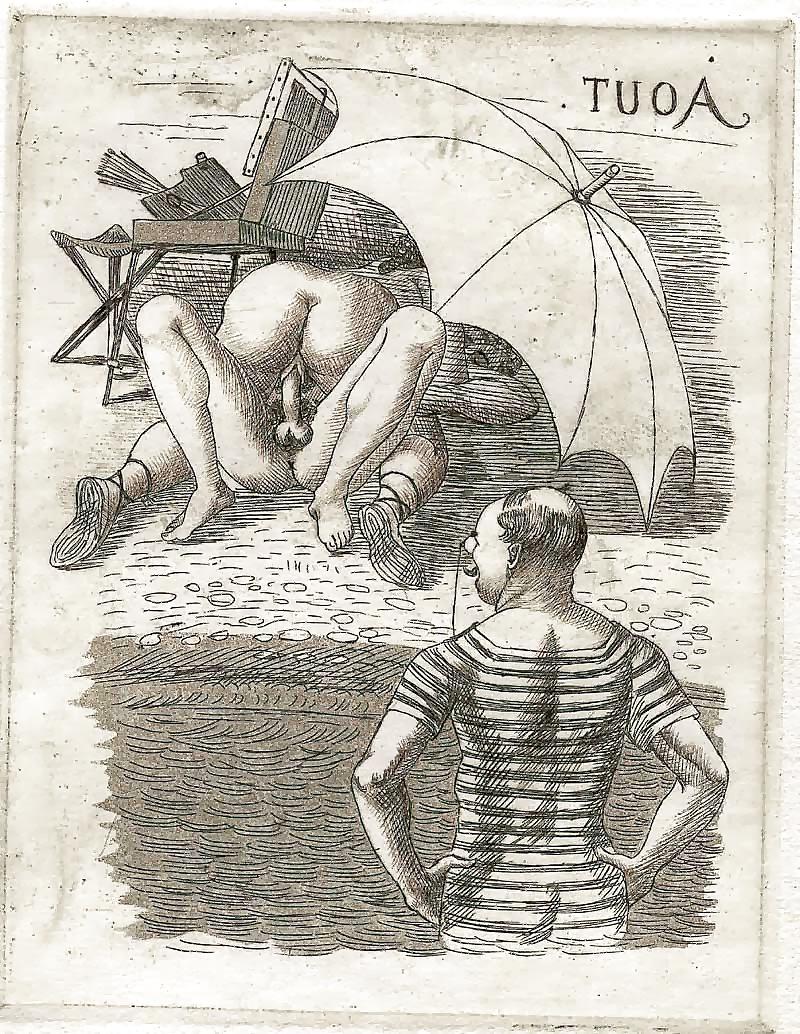 25P Vintage Erotic Drawings 25
