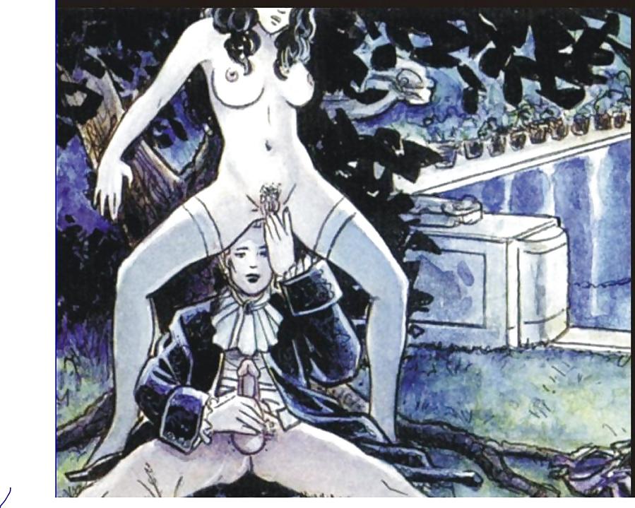 25P Vintage Erotic Drawings 25