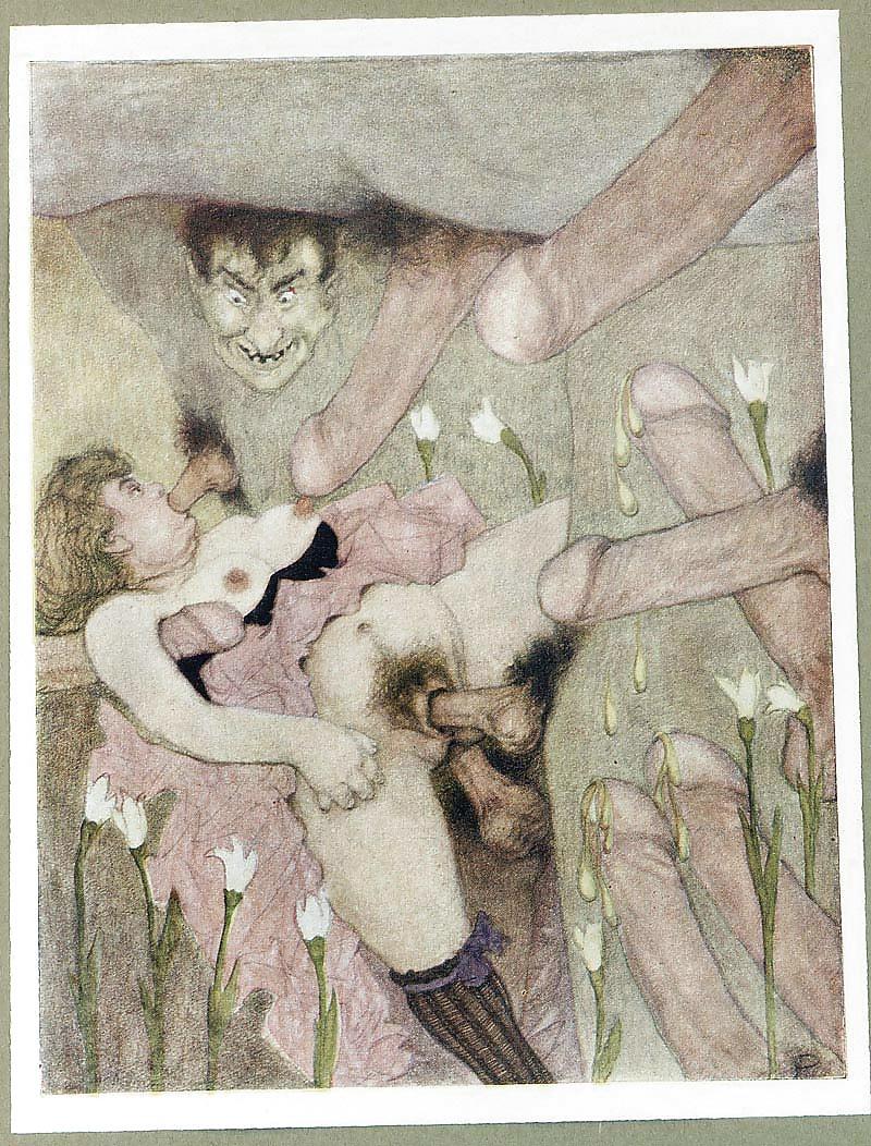 25P Vintage Erotic Drawings 25