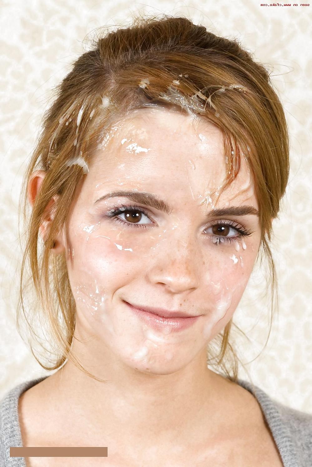 25P Emma Watson - Facial Blowjob Fakes