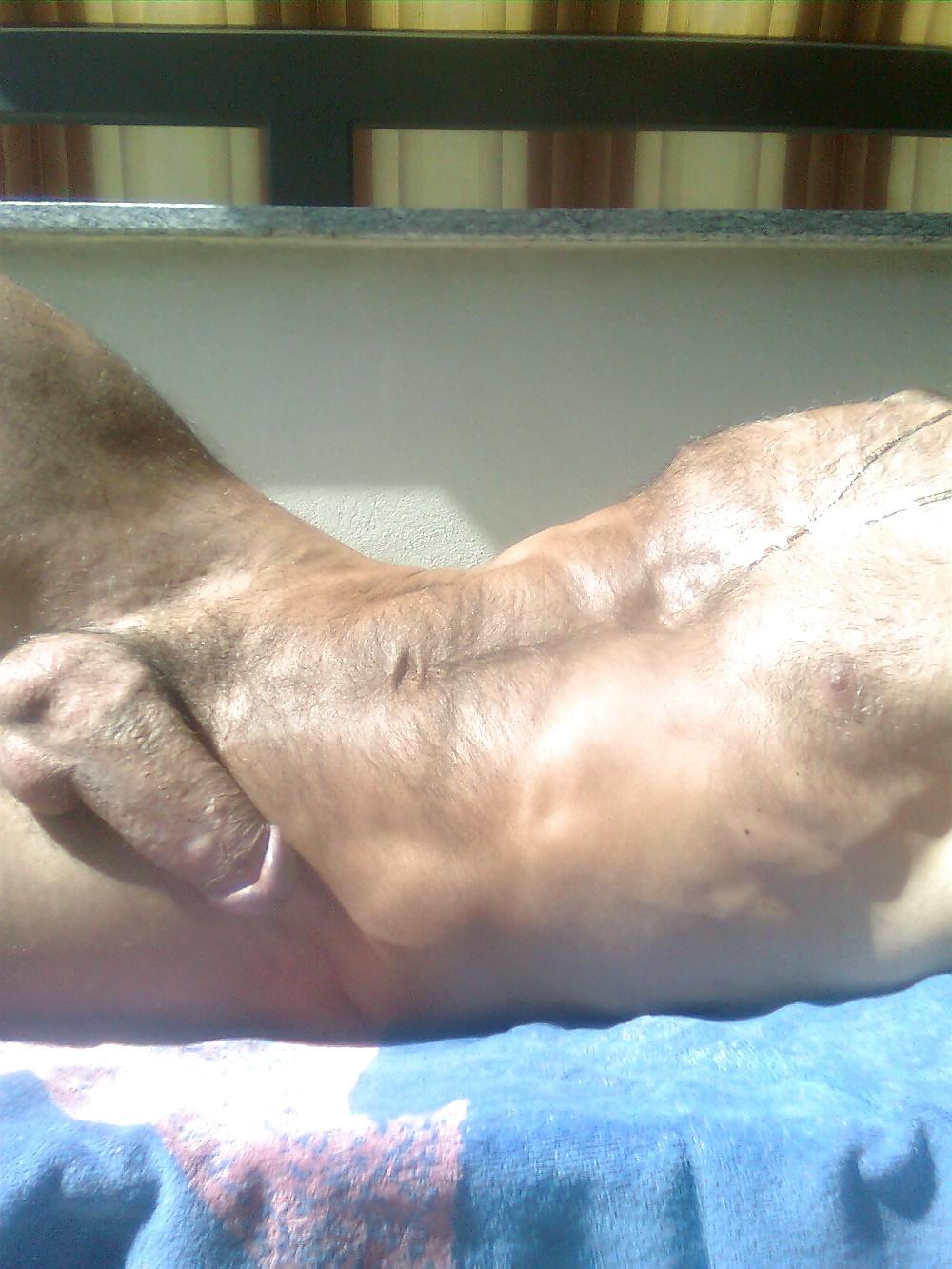 4P Naked on the balcony