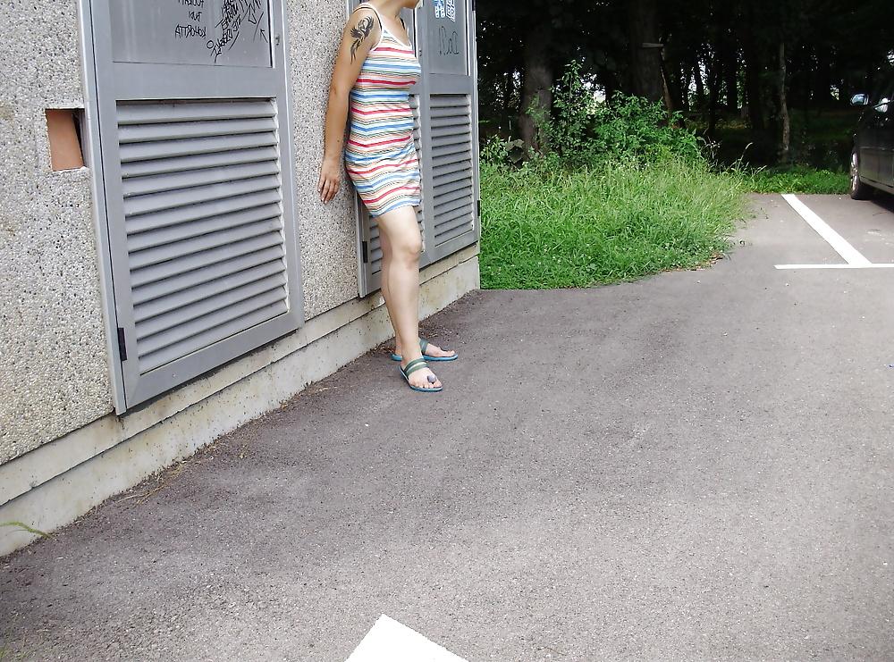 17P Croatian Milf Exhibition Outdoor