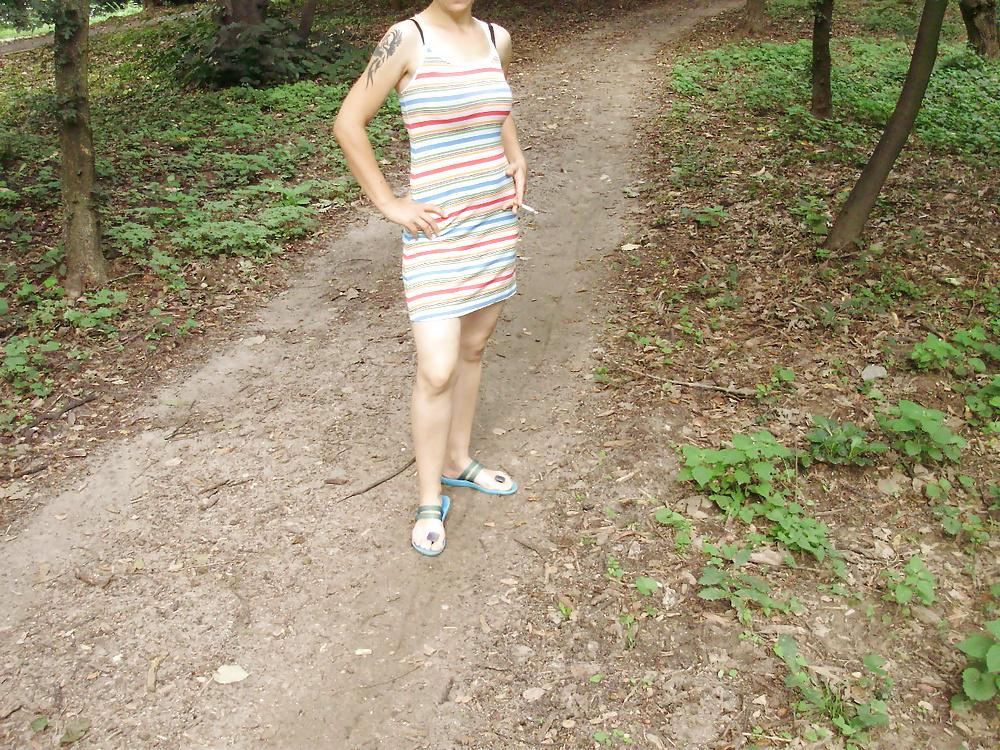 17P Croatian Milf Exhibition Outdoor