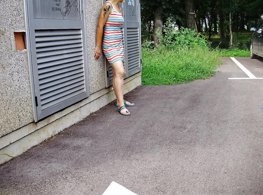 17P Croatian Milf Exhibition Outdoor