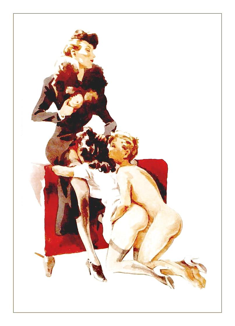 25P Vintage Erotic Drawings 3