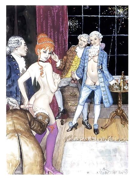 25P Vintage Erotic Drawings 3