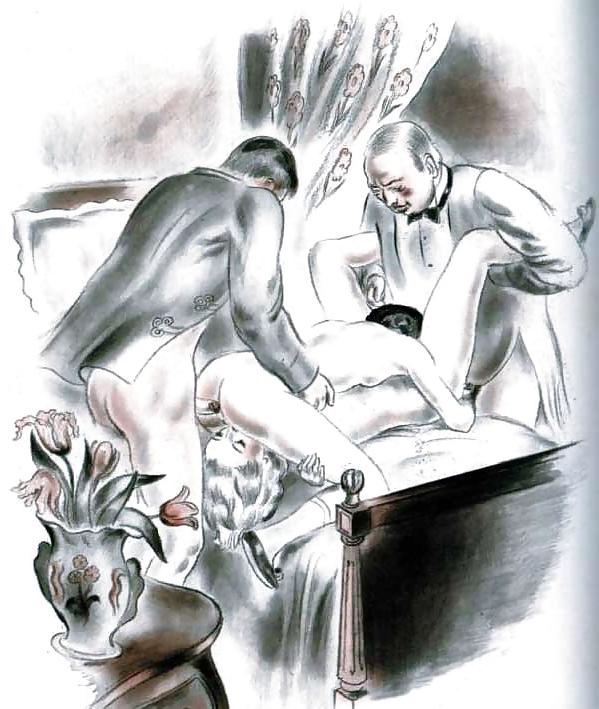 25P Vintage Erotic Drawings 3