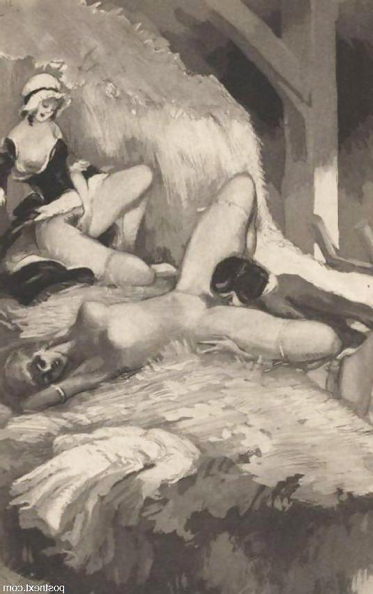 25P Vintage Erotic Drawings 3