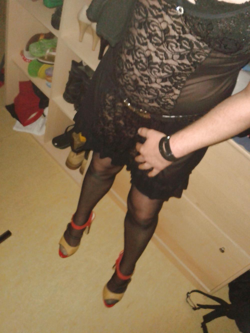 24P Crossdresser shemale teases