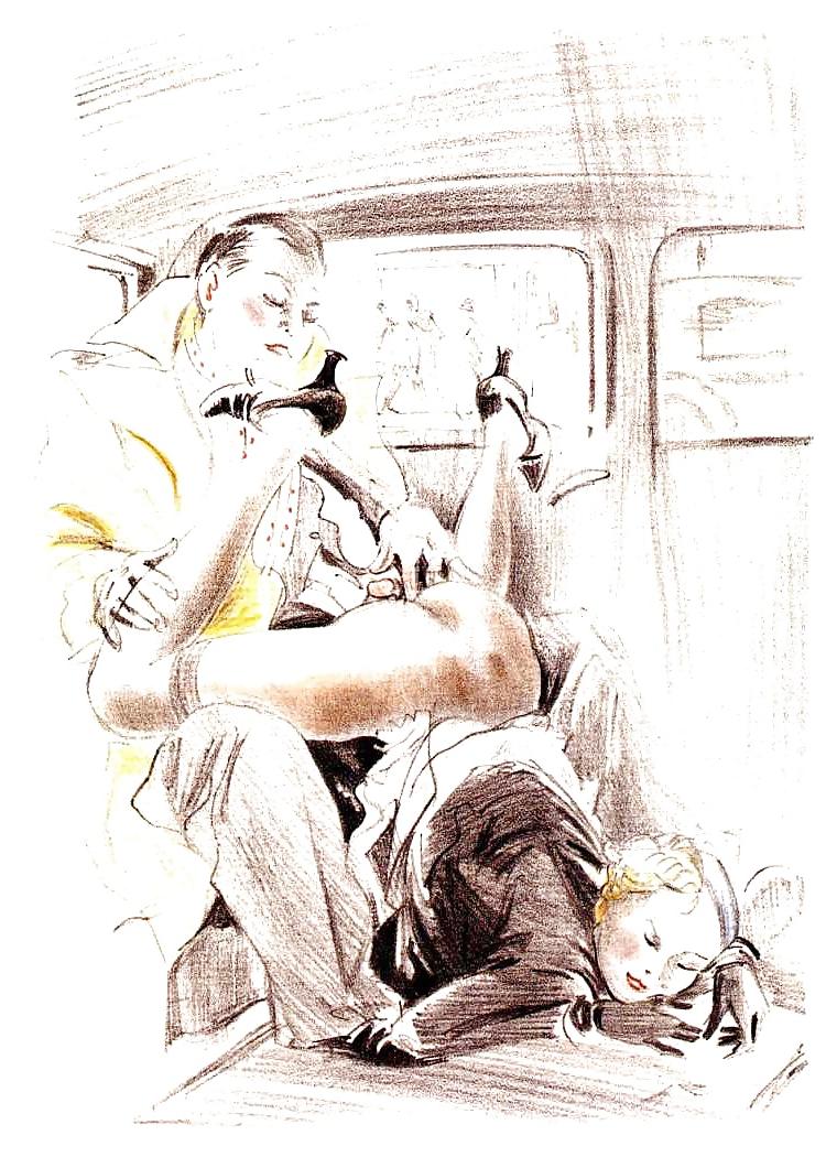 25P Vintage Erotic Drawings 9