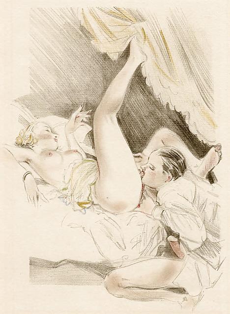 25P Vintage Erotic Drawings 9