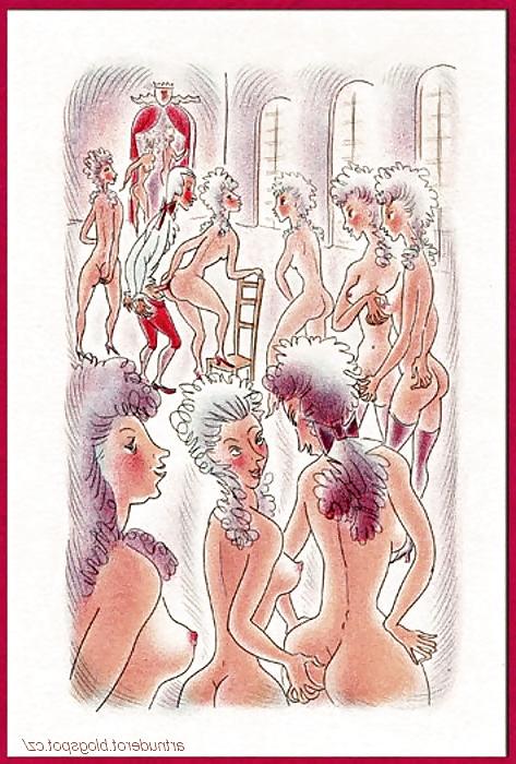 25P Vintage Erotic Drawings 9