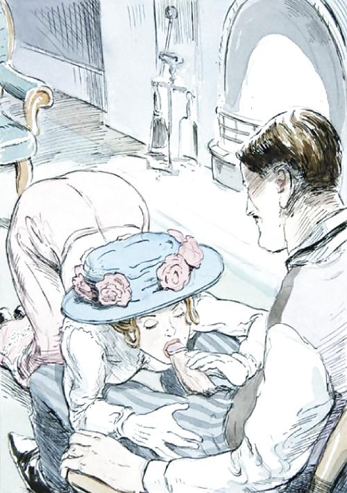 25P Vintage Erotic Drawings 9