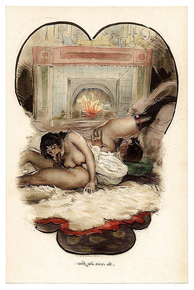 25P Vintage Erotic Drawings 9