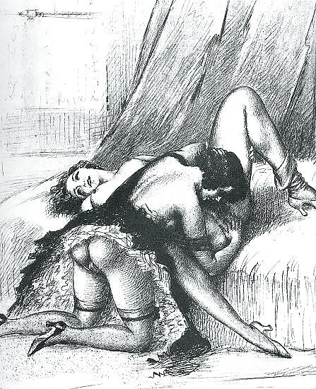 25P Vintage Erotic Drawings 9