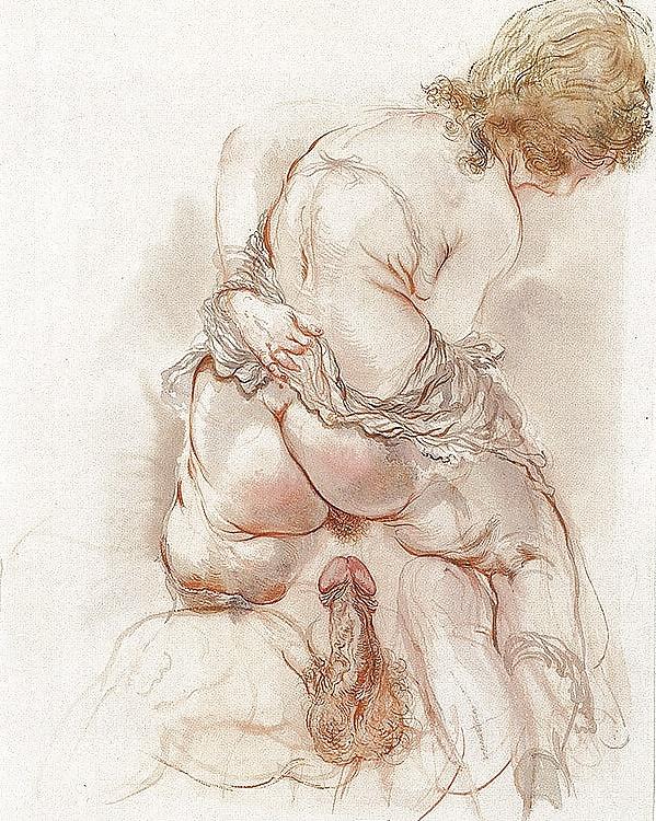 25P Vintage Erotic Drawings 9