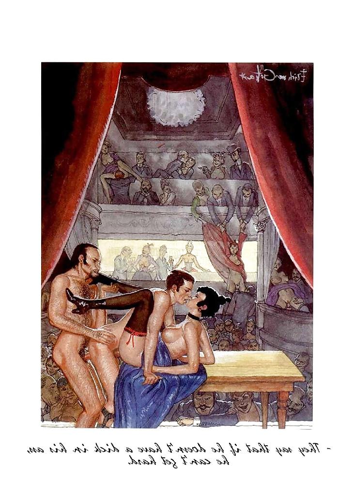25P Vintage Erotic Drawings 9