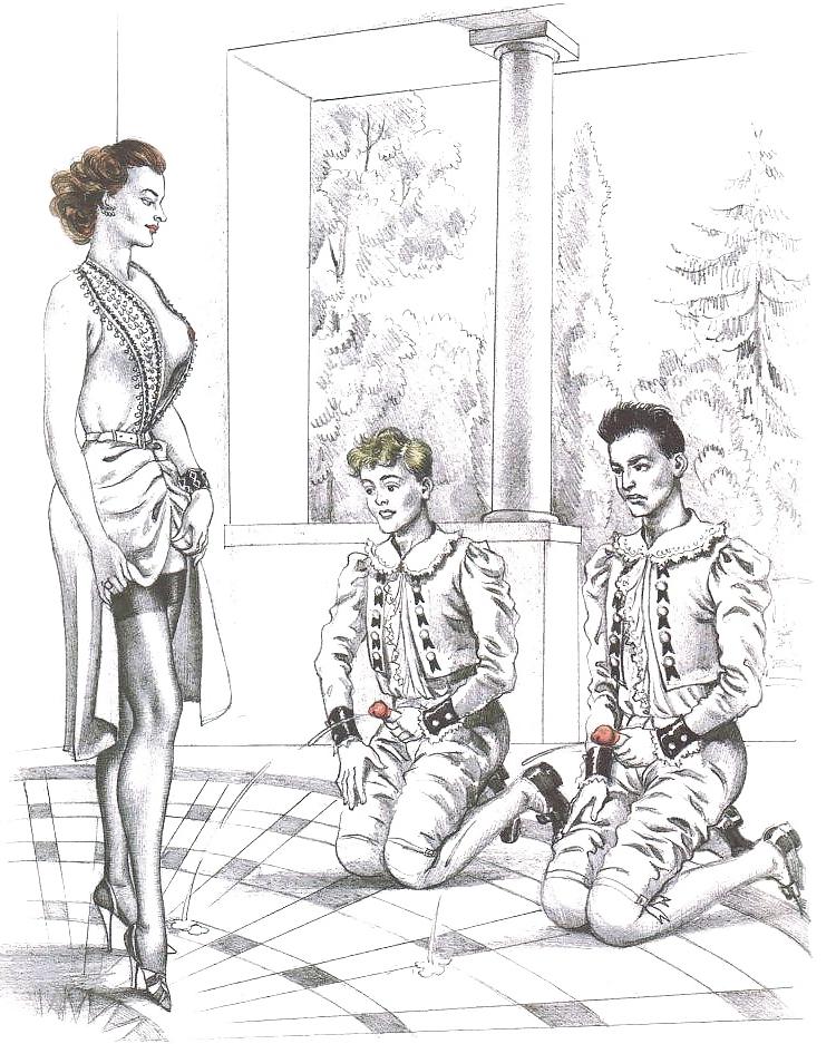 25P Vintage Erotic Drawings 9