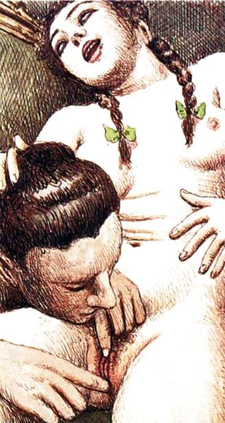 25P Vintage Erotic Drawings 9