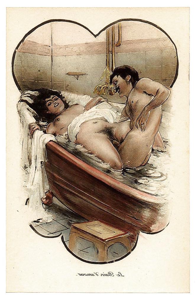 25P Vintage Erotic Drawings 9